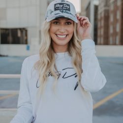 Golf hat – Black and white Tiedye